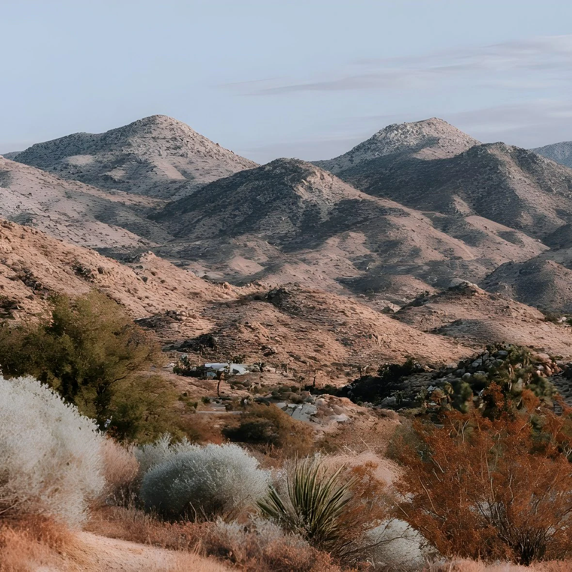 Tehachapi, California landscape and real estate